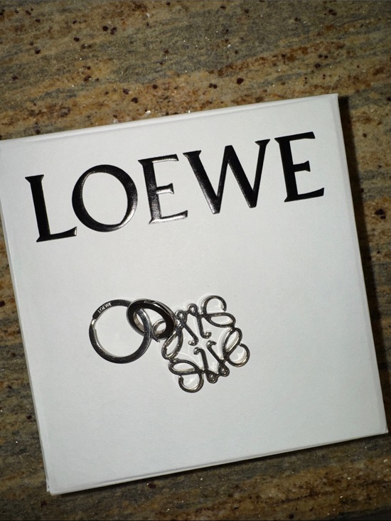 Loewe Accessories - Loewe Silver Anagram Keyring on White Box EUC comes in the box !